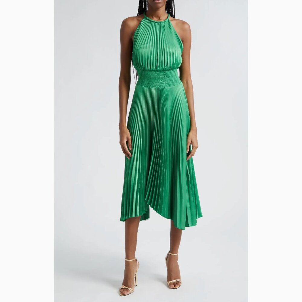A.L.C. - Renzo II Pleated Sleeveless Midi Dress